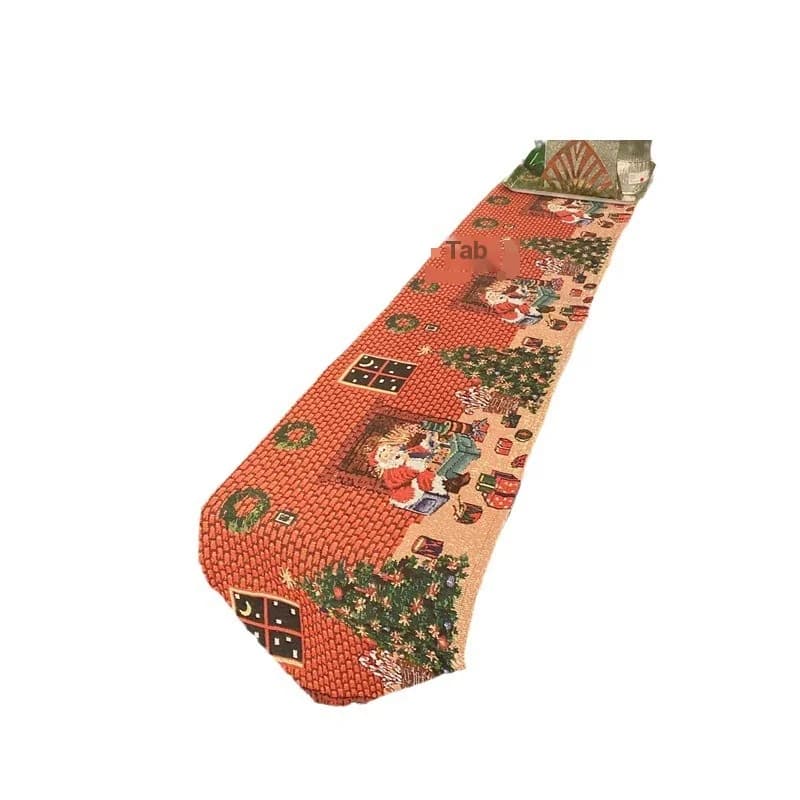 Khăn trải bàn Giáng sinh dệt Jacquard trang trí lễ hội