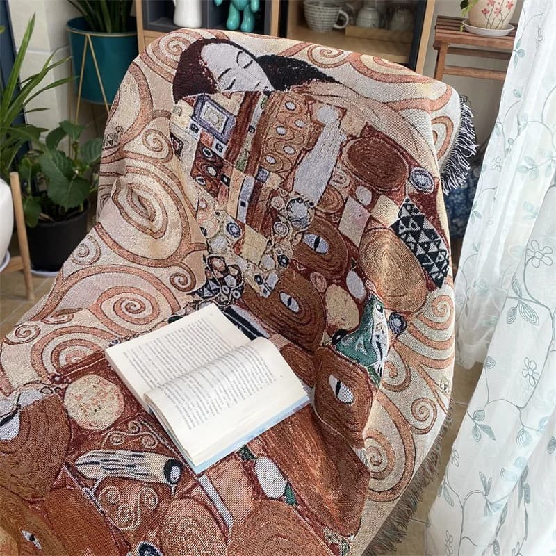Thảm Treo In Nghệ Thuật Chăn Sofa Trang Trí Tường